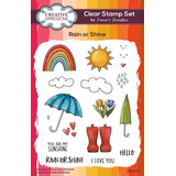 Creative Expressions Jane's Doodles Clear Stamp Set Rain or Shine (CEC1078)