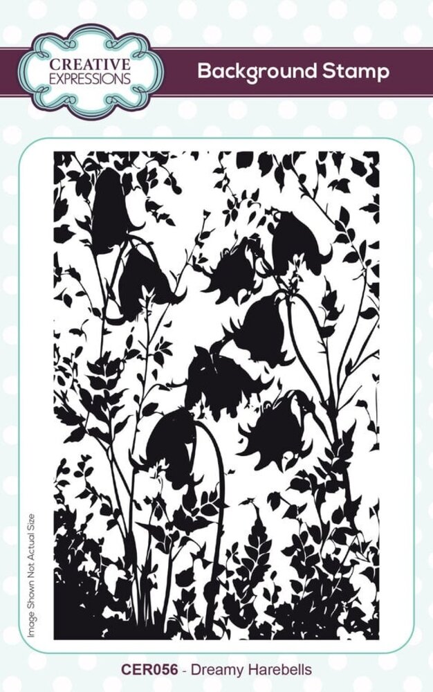 Creative Expressions Pre-Cut Rubber Stamp A6 Dreamy Harebells (CER056) Creative Expressions Pre-Cut Rubber Stamp A6 Dreamy Harebells (CER056)
