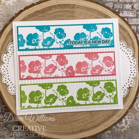 Creative Expressions Pre-Cut Rubber Stamp A6 Poppy Patch (CER058) Creative Expressions Pre-Cut Rubber Stamp A6 Poppy Patch (CER058)