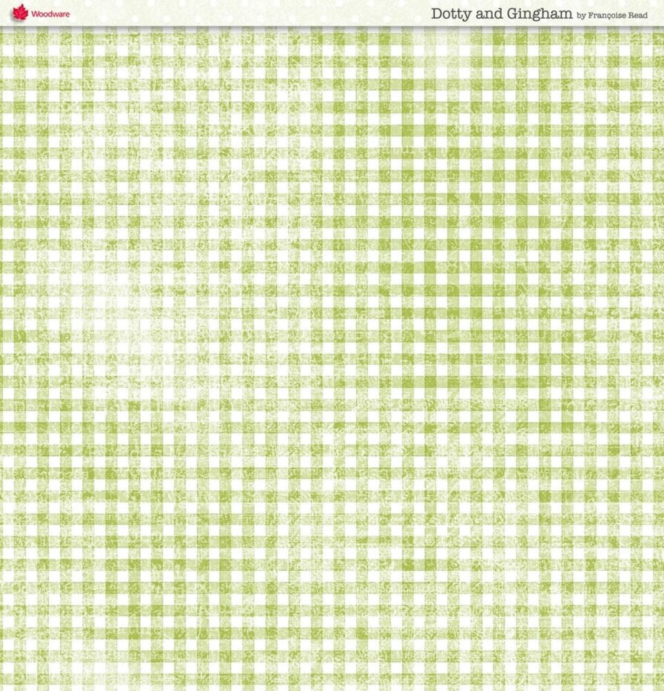 Woodware Dotty And Gingham 8x8 Inch Paper Pad (FRPP006) Woodware Dotty And Gingham 8x8 Inch Paper Pad (FRPP006)