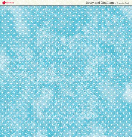 Woodware Dotty And Gingham 8x8 Inch Paper Pad (FRPP006) Woodware Dotty And Gingham 8x8 Inch Paper Pad (FRPP006)