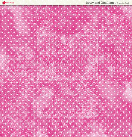 Woodware Dotty And Gingham 8x8 Inch Paper Pad (FRPP006) Woodware Dotty And Gingham 8x8 Inch Paper Pad (FRPP006)