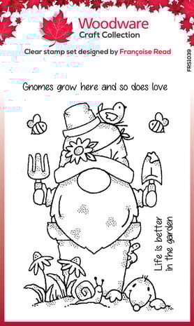 Woodware The Gardener Clear Stamps (FRS1039)