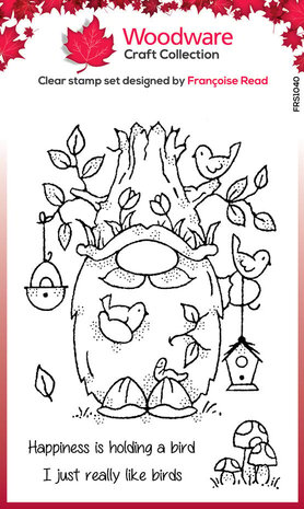 Woodware Birdwatching Clear Stamps (FRS1040)