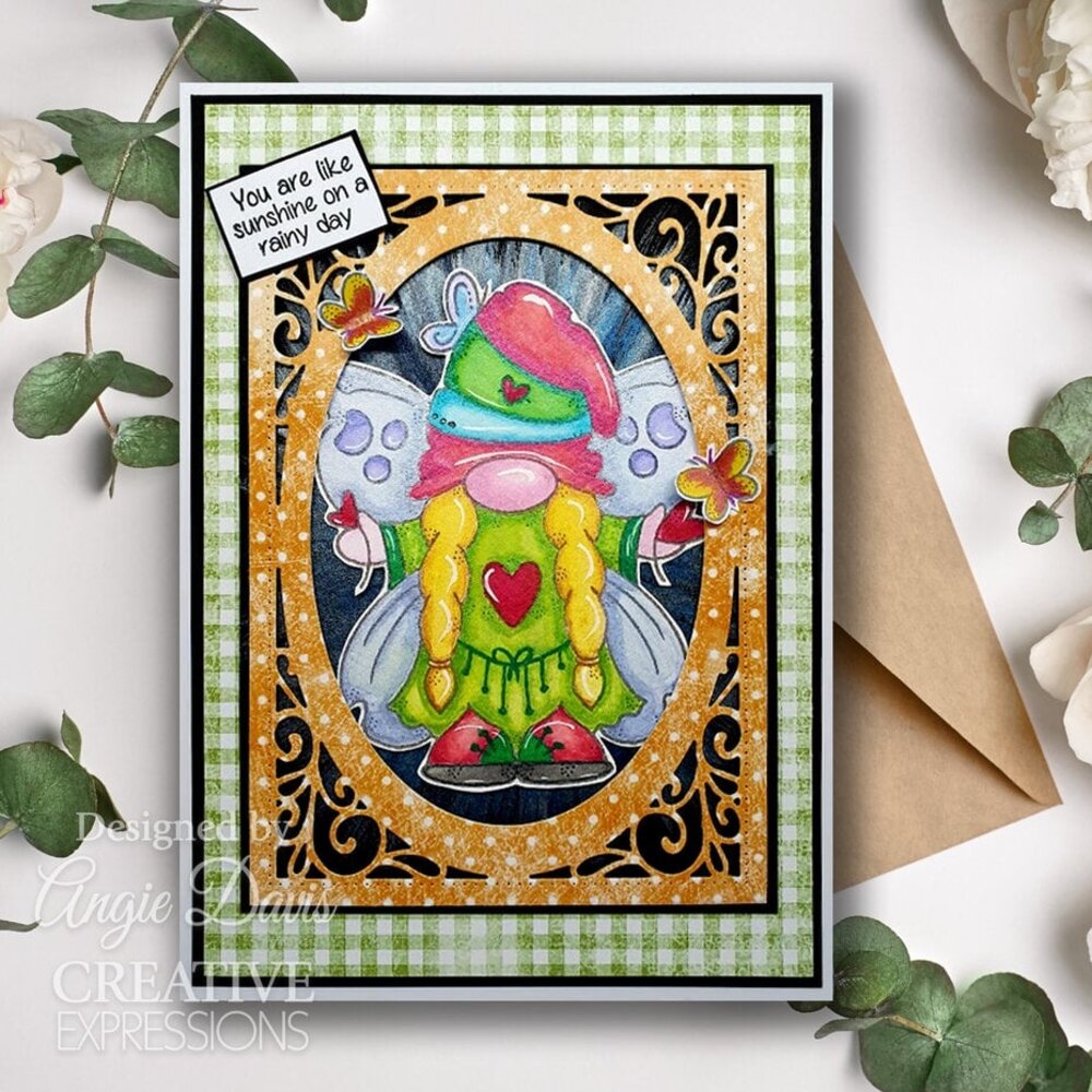 Woodware Butterfly Norma Clear Stamps (FRS1042) Woodware Butterfly Norma Clear Stamps (FRS1042)