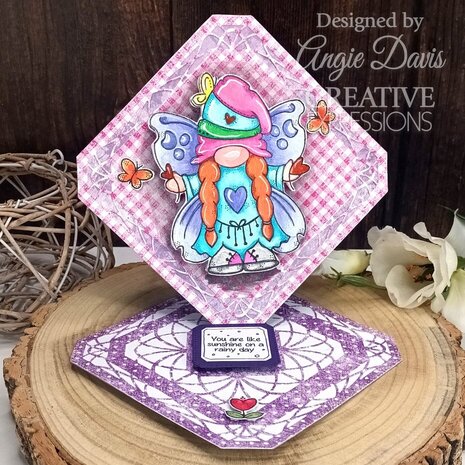 Woodware Butterfly Norma Clear Stamps (FRS1042) Woodware Butterfly Norma Clear Stamps (FRS1042)