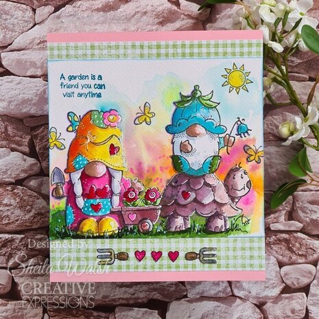 Woodware Garden Stroll Clear Stamps (FRS1043) Woodware Garden Stroll Clear Stamps (FRS1043)