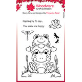 Woodware Hopping Gnome Clear Stamps (FRS1044)