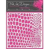 Pink Ink Designs Crocodile 7x7 Inch Masking Stencil (PINKST023)