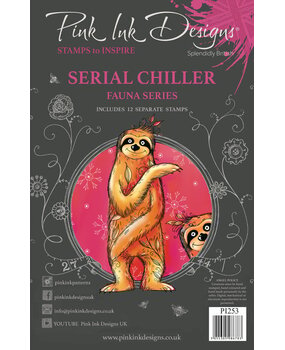 Pink Ink Designs Fauna Series Serial Chiller A5 Clear Stamps (PI253) Pink Ink Designs Fauna Series Serial Chiller A5 Clear Stamps (PI253)