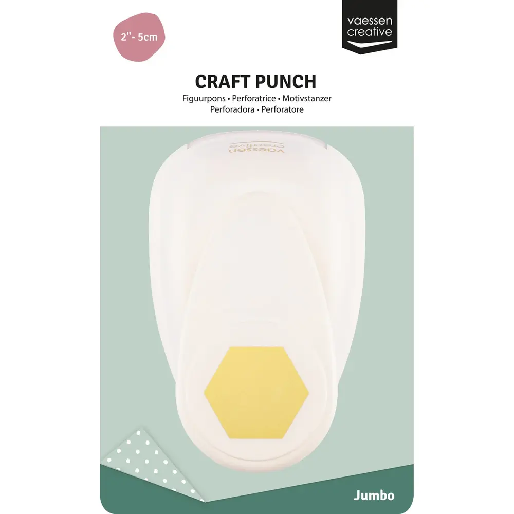 Vaessen Creative Figuurpons Jumbo Hexagon (21437-053) Vaessen Creative Figuurpons Jumbo Hexagon (21437-053)