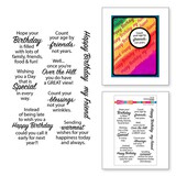 Stampendous! Birthday Messages Clear Stamps (STP-224)
