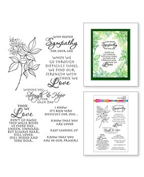 Stampendous! Sincere Sentiments Clear Stamps (STP-225)