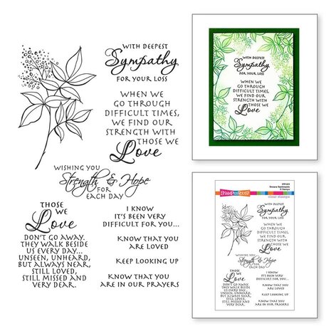 Stampendous! Sincere Sentiments Clear Stamps (STP-225) Stampendous! Sincere Sentiments Clear Stamps (STP-225)