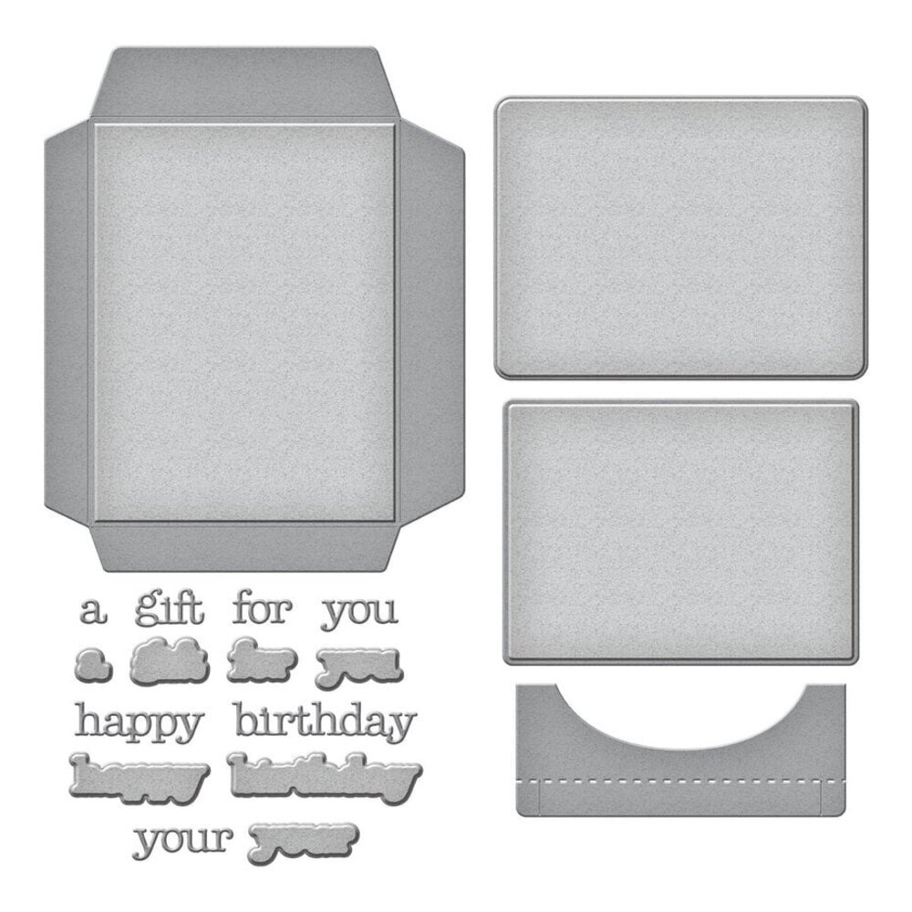 Stampendous! A2 Gift Card Holder and Envelope Dies (S7-247) Stampendous! A2 Gift Card Holder and Envelope Dies (S7-247)