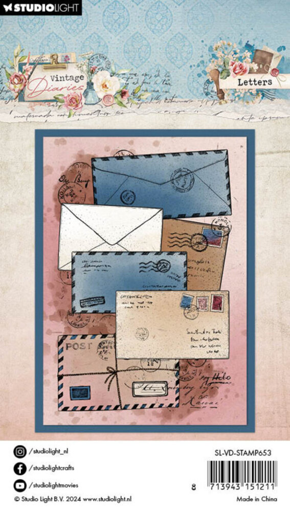 Studio Light Vintage Diaries Clear Stamps Letters (SL-VD-STAMP653) Studio Light Vintage Diaries Clear Stamps Letters (SL-VD-STAMP653)