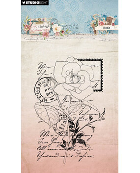 Studio Light Vintage Diaries Clear Stamps Rose (SL-VD-STAMP654) Studio Light Vintage Diaries Clear Stamps Rose (SL-VD-STAMP654)