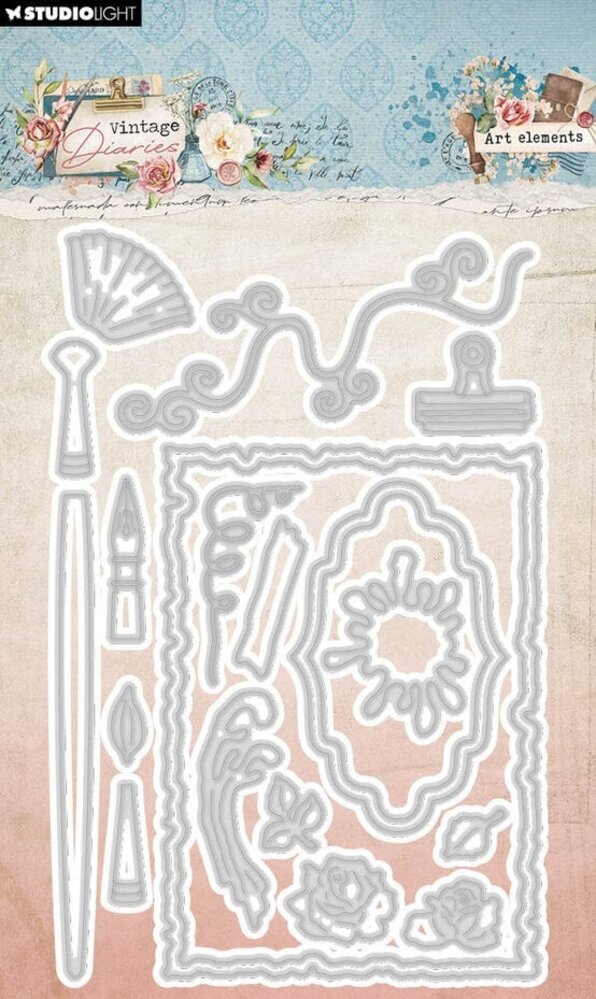 Studio Light Vintage Diaries Snijmal Art Elements (SL-VD-CD814) Studio Light Vintage Diaries Snijmal Art Elements (SL-VD-CD814)
