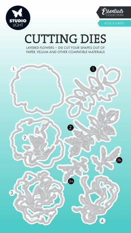 Studio Light Essentials Snijmal Rose & Leaves (SL-ES-CD810) Studio Light Essentials Snijmal Rose & Leaves (SL-ES-CD810)