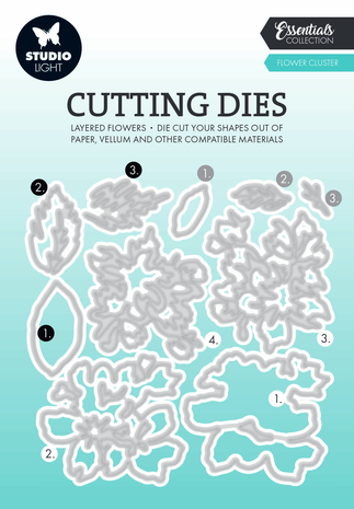 Studio Light Essentials Snijmal Flower Cluster (SL-ES-CD811) Studio Light Essentials Snijmal Flower Cluster (SL-ES-CD811)