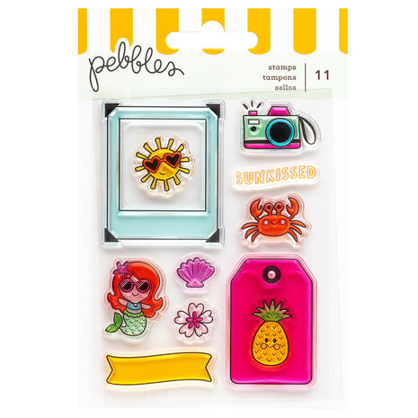 Pebbles Fun in the Sun Clear Stamps (34030664)