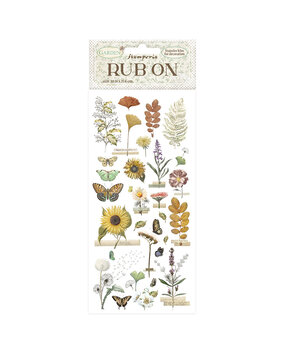 Stamperia Garden Rub-On 4x8,5 Inch Sunflower (DFLRB86) Stamperia Garden Rub-On 4x8,5 Inch Sunflower (DFLRB86)