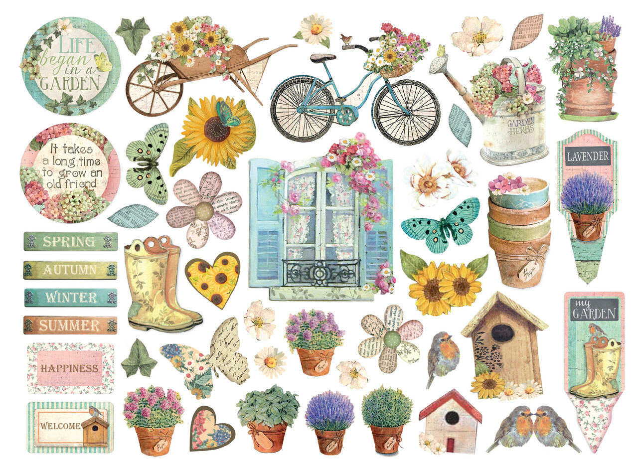 Stamperia Garden Die Cuts (DFLDC97)
