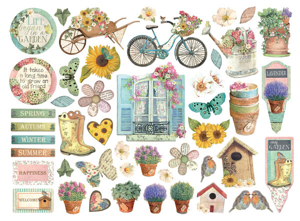 Stamperia Garden Die Cuts (DFLDC97)