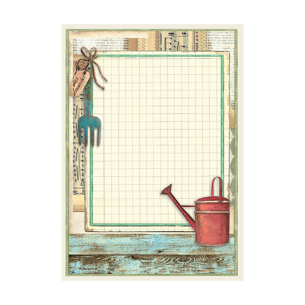 Stamperia Garden A6 Rice Paper Backgrounds (DFSAK6021) Stamperia Garden A6 Rice Paper Backgrounds (DFSAK6021)