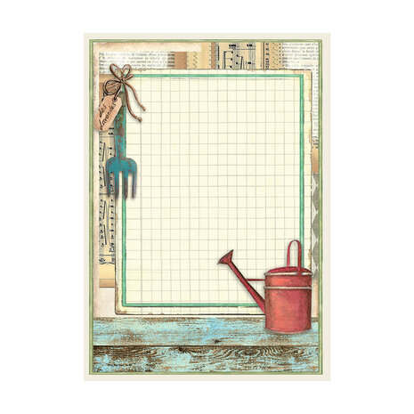 Stamperia Garden A6 Rice Paper Backgrounds (DFSAK6021) Stamperia Garden A6 Rice Paper Backgrounds (DFSAK6021)