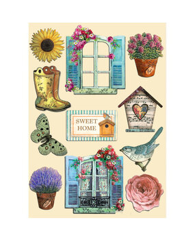 Stamperia Garden Wooden Shapes A5 (KLSP159)* Stamperia Garden Wooden Shapes A5 (KLSP159)*