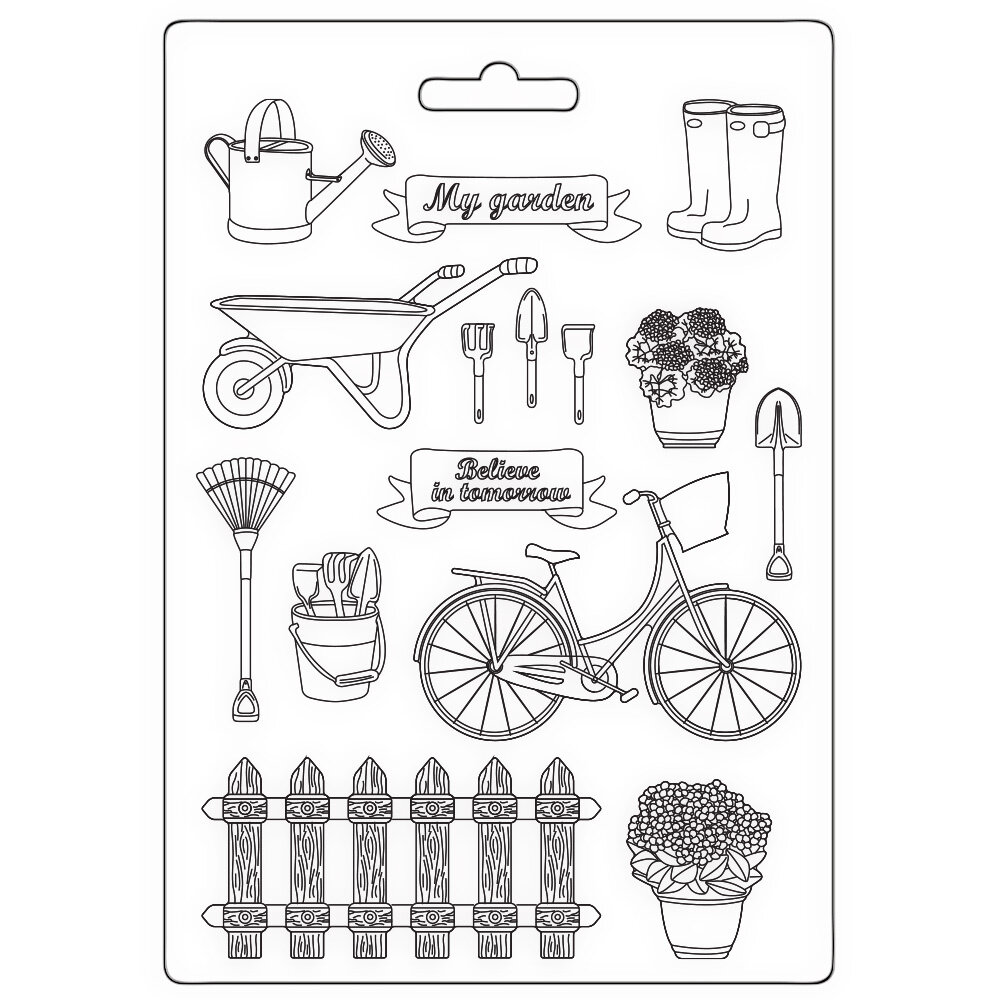Stamperia Garden Soft Mould A5 Tools (K3PTA5661) Stamperia Garden Soft Mould A5 Tools (K3PTA5661)