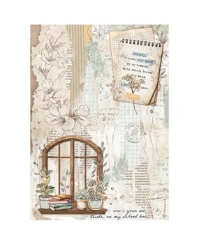 Stamperia Create Happiness Secret Diary A4 Rice Paper Window (DFSA4862) Stamperia Create Happiness Secret Diary A4 Rice Paper Window (DFSA4862)
