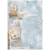 Stamperia Create Happiness Secret Diary A4 Rice Paper Moon (DFSA4863)