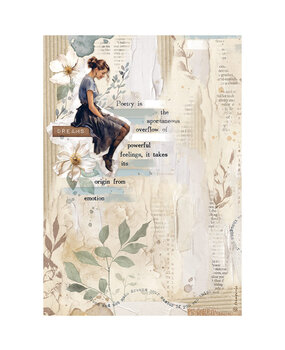 Stamperia Create Happiness Secret Diary A4 Rice Paper Lady (DFSA4864) Stamperia Create Happiness Secret Diary A4 Rice Paper Lady (DFSA4864)