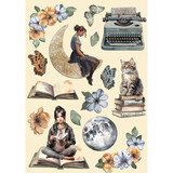 Stamperia Create Happiness Secret Diary Wooden Shapes A5 (KLSP158)