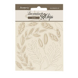 Stamperia Create Happiness Secret Diary Decorative Chips Leaves Pattern (SCB212)