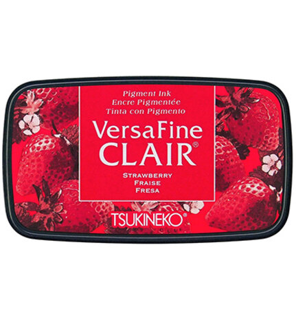 Tsukineko VersaFine Clair Strawberry Ink Pad (VF-CLA-202) Tsukineko VersaFine Clair Strawberry Ink Pad (VF-CLA-202)