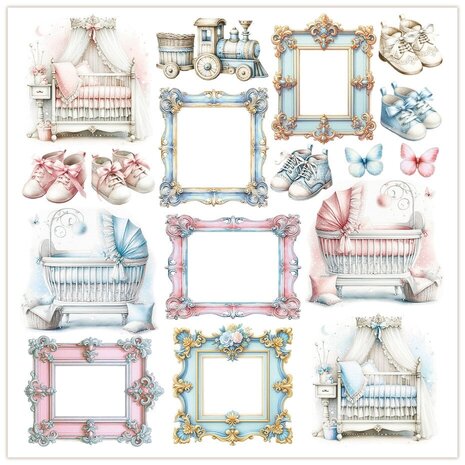 LemonCraft Cotton Candy 12x12 Inch Paper Pad (LEM-COTCAN-01)