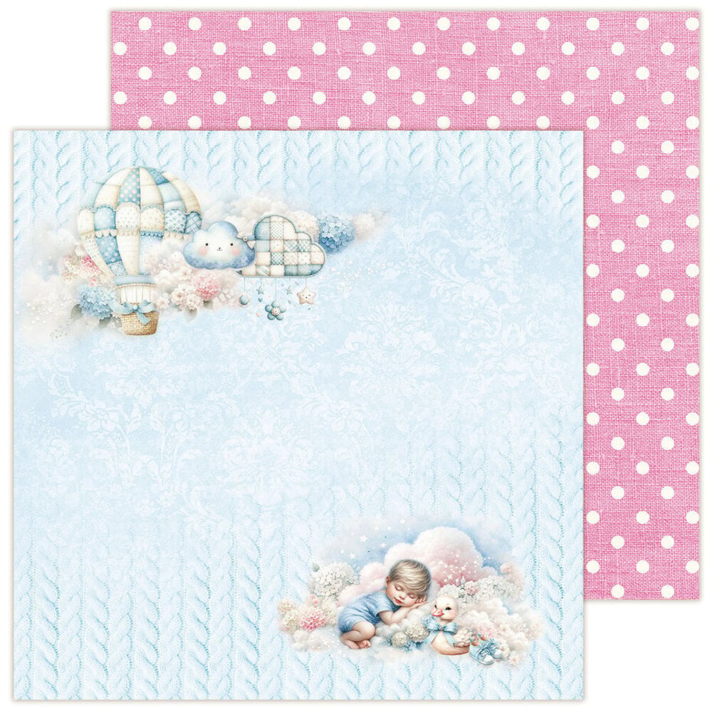 LemonCraft Cotton Candy 12x12 Inch Paper Pad (LEM-COTCAN-01)
