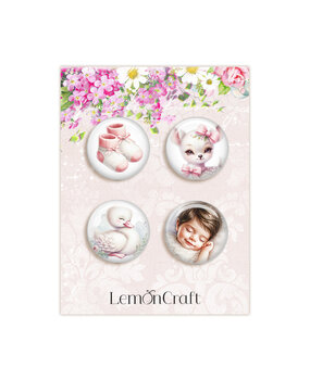 LemonCraft Cotton Candy Girl Buttons (LEM-COTCAN-05) LemonCraft Cotton Candy Girl Buttons (LEM-COTCAN-05)
