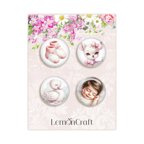 LemonCraft Cotton Candy Girl Buttons (LEM-COTCAN-05) LemonCraft Cotton Candy Girl Buttons (LEM-COTCAN-05)