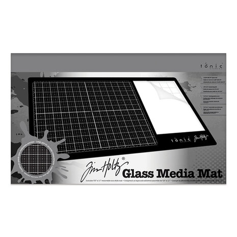 Tonic Studios Tim Holtz Glass Media Mat Rechtshandig (1914E) Tonic Studios Tim Holtz Glass Media Mat Rechtshandig (1914E)
