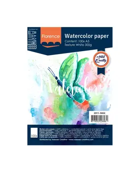 Vaessen Creative Florance Texture Intense Aquarelpapier A5 100pcs (2911-5002) Vaessen Creative Florance Texture Intense Aquarelpapier A5 100pcs (2911-5002)