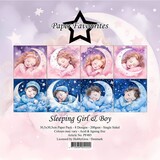 Paper Favourites Sleeping Girl & Boy 12x12 Inch Paper Pack (PF485)*