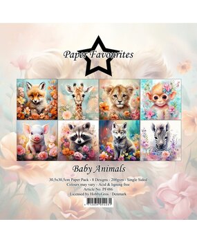 Paper Favourites Baby Animals 12x12 Inch Paper Pack (PF486)* Paper Favourites Baby Animals 12x12 Inch Paper Pack (PF486)*