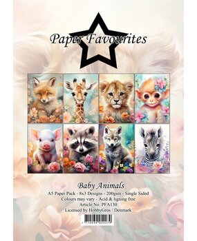 Paper Favourites Baby Animals A5 Paper Pack (PFA130) Paper Favourites Baby Animals A5 Paper Pack (PFA130)