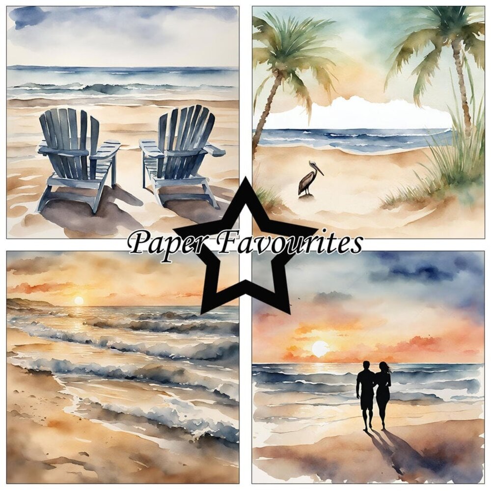 Paper Favourites Beachy 12x12 Inch Paper Pack (PF487) Paper Favourites Beachy 12x12 Inch Paper Pack (PF487)