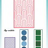 Studio Light Essentials Rainbow Pattern Masking Stencil (SL-ES-MASK276) Studio Light Essentials Rainbow Pattern Masking Stencil (SL-ES-MASK276)