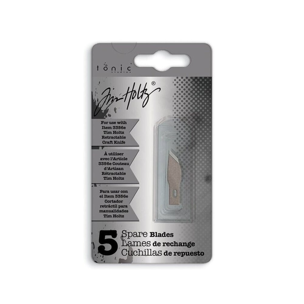 Tonic Studios Tim Holtz Retractable Craft Knife Spare Blades Wide Point (5pcs) (3358E) Tonic Studios Tim Holtz Retractable Craft Knife Spare Blades Wide Point (5pcs) (3358E)